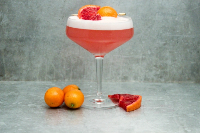 Kumquat and Blood Orange Gin Sour2