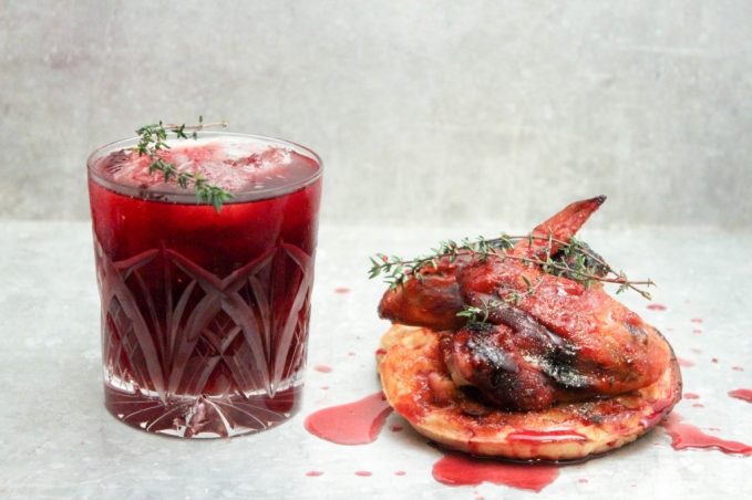 Pomegranate and Raspberry Jam Bourbon and Chicken Wings2