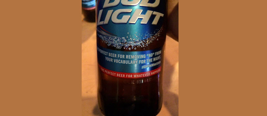 Bud Light apologizes for 'removing no' label