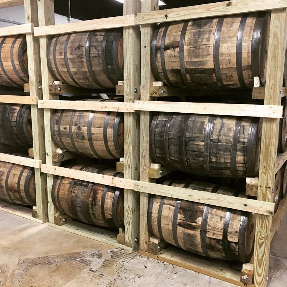 Boundary Oak Distillery - Aging Oak Barrels