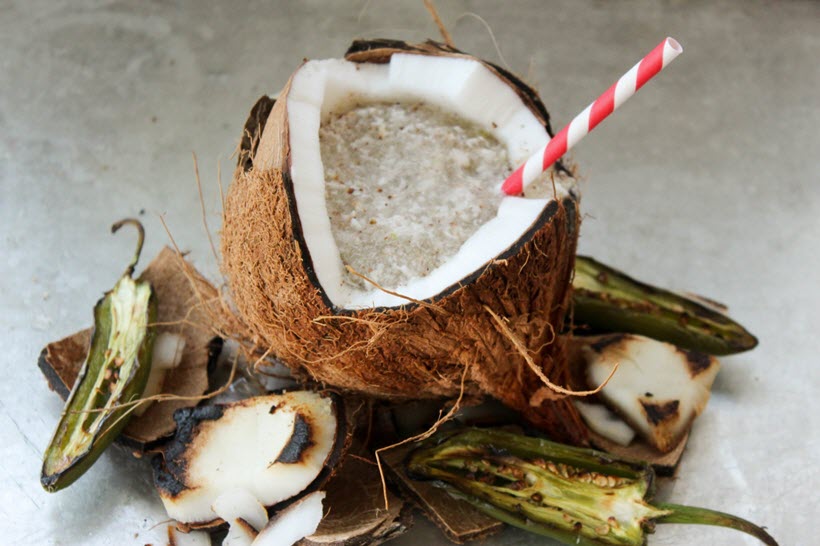 Coconut and Jalapeno Slushy 1