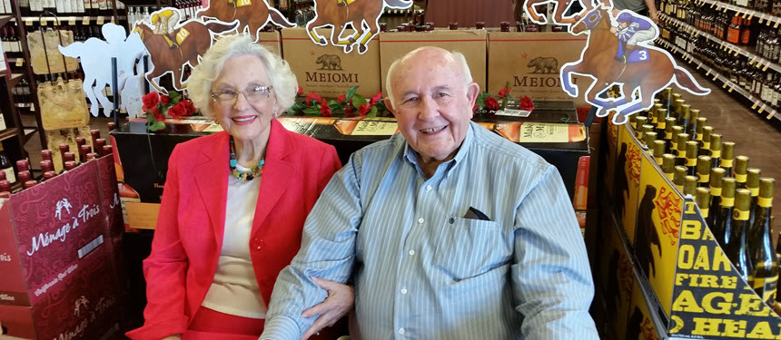 Master Distiller Jimmy Russell and his wife Joretta Russell