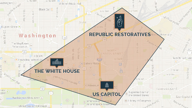 Republic Restoratives Distillery Map Location