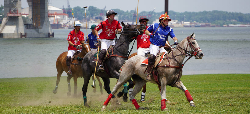 Kentucky Bourbon Affair Polo Match at Louisville Waterfront Park