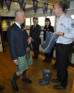 Laphroaig - Prince Charles Receives a Pair of Boots