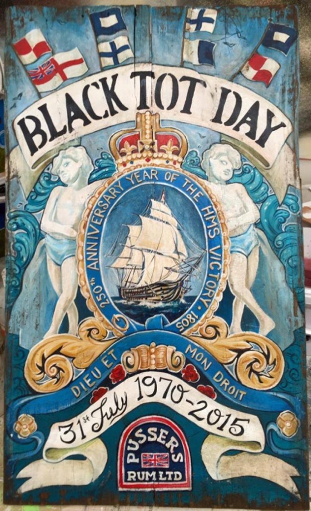 Black Tot Day Poster 45th Anniversary