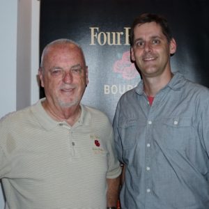 Jim Rutledge of Four Roses Bourbon and Brian Haara or @SippnCorn