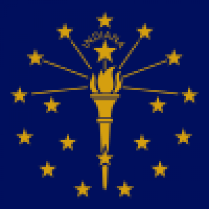 Flag of Indiana 150
