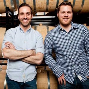 Co-founders Brady Konya and Ryan Lang of Middle West Spirits