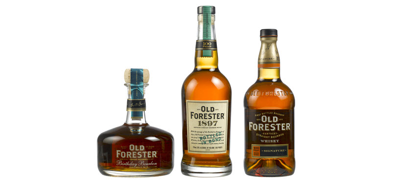Old Forester Family: Old Forester Bottled in Bond, Old Forester 86 Proof and Old Forester Small Batch Birthday Edition