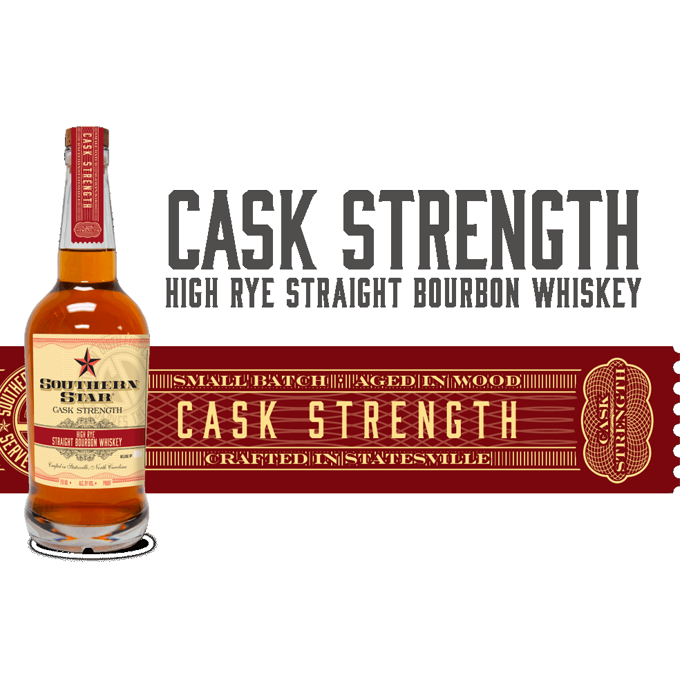 outhern Distilling Company - Southern Star Cask Strength High Rye Straight Bourbon Whiske