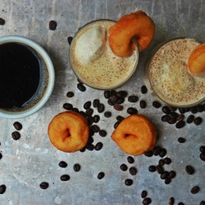 Bourbon donuts and coffee cocktail 2