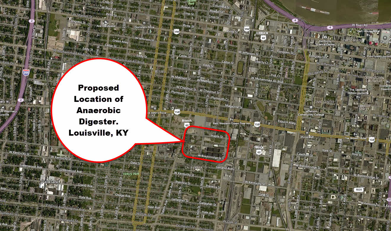 Heaven Hill Anaerobic Digester Proposed Location