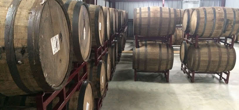 Boone County Distilling Company 16 1 Barrels and Racks