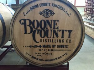Boone County Distilling Company Branded Barrel