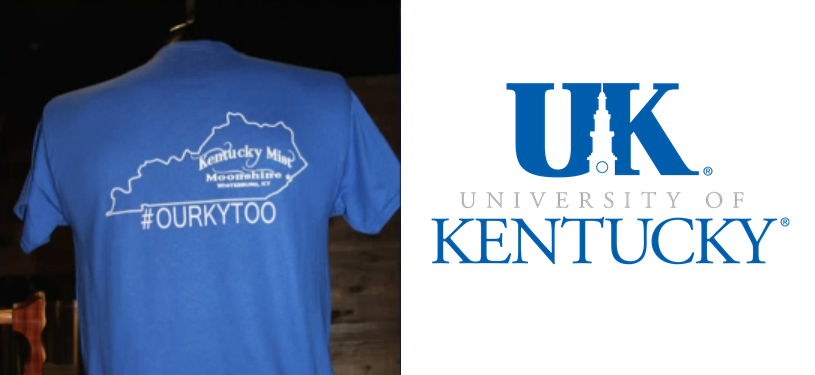 Kentucky Mist Moonshine Shirt and UK Logo