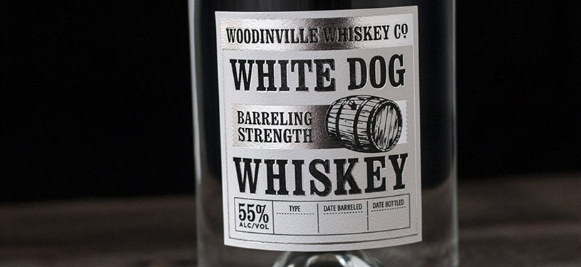 White Dog Whiskey Label Redesign