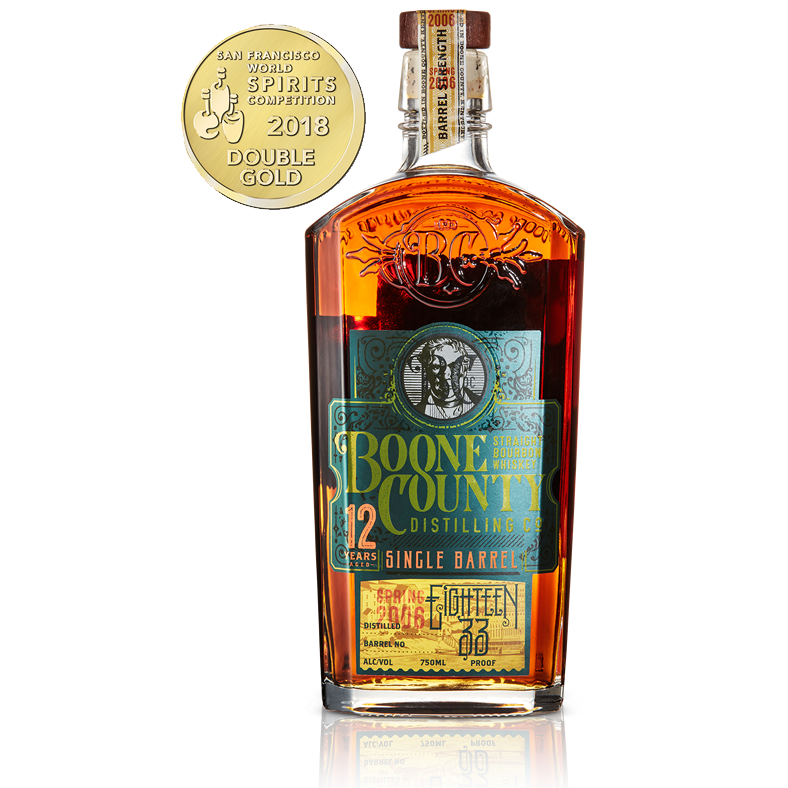 Boone County Distilling - 1833 Straight Bourbon Whiskey, Single Barrel