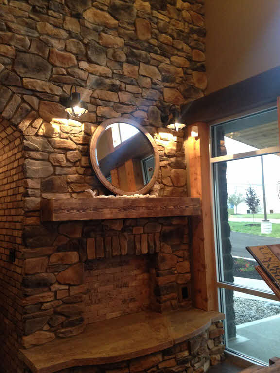 c Boone County Distilling Company fireplace