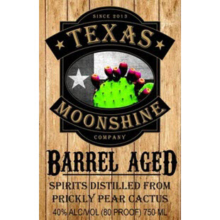 Hill Country Distillers - Spirits, Barrel Aged Prickly Pear Cactus Moonshine, Label