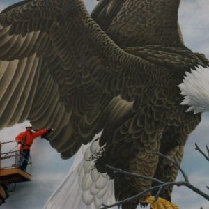 Eric Henn Eagle Mural