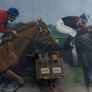 Eric Henn horse mural