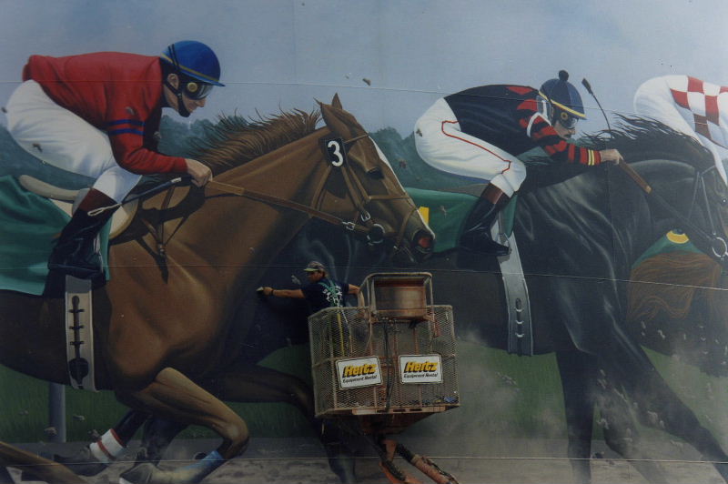 Eric Henn horse mural