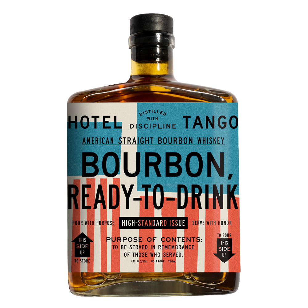 Hotel Tango Distillery - American Straight Bourbon Whiskey, To Be Served in Remembrance of Those Who Served, Bottle