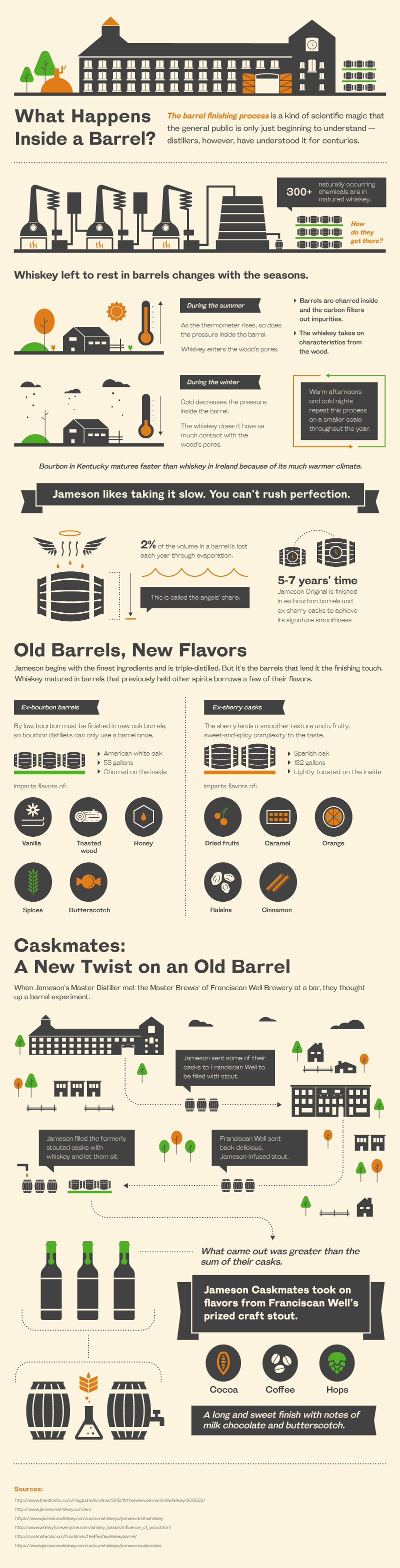 Jameson Caskmates Irish Whiskey Infographic