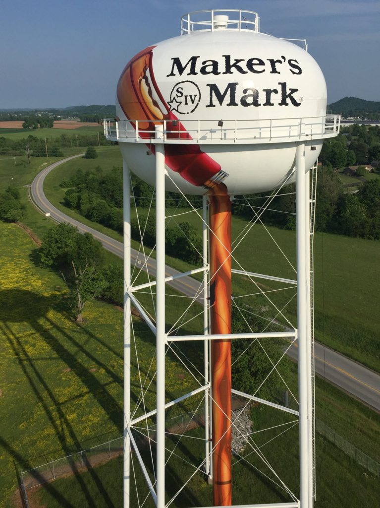 Maker's Mark Distillery - Water Tower Painted by Erick Henn