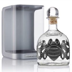 Patron Silver Tequila 1 Liter in Acrylic Case 2