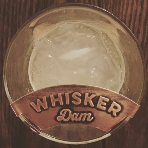 The Whisker Dam Spirits Glass with Ice