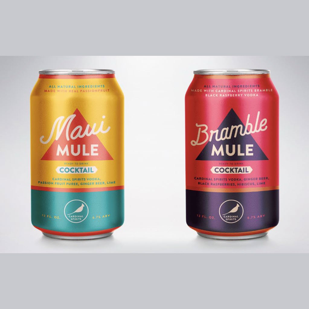 Cardinal Spirits - Canned Cocktails, Bramble Mule Cocktail