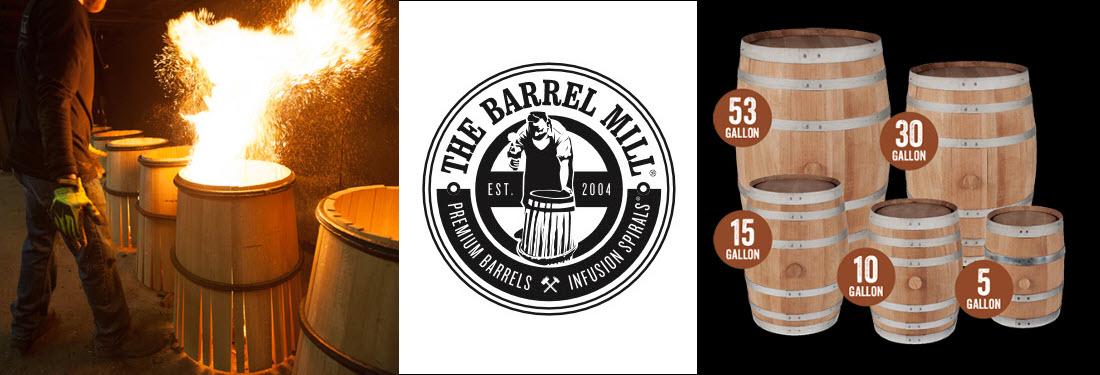 The Barrel Mill - Makers of 5, 10, 15, 30 & 53 Gallon Whiskey Barrels and Oak Infusions for Craft Distillers