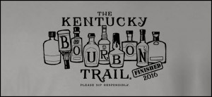 Kentucky Bourbon Trail Passport Souvenir T-Shirt 2016 Cover