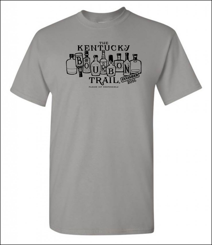 Kentucky Bourbon Trail Passport Souvenir T-Shirt 2016
