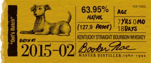 Bookers Bourbon Dot's Batch Batch No 2015-02
