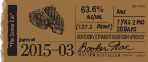 Bookers Bourbon The Center Cut Batch No 2015-03