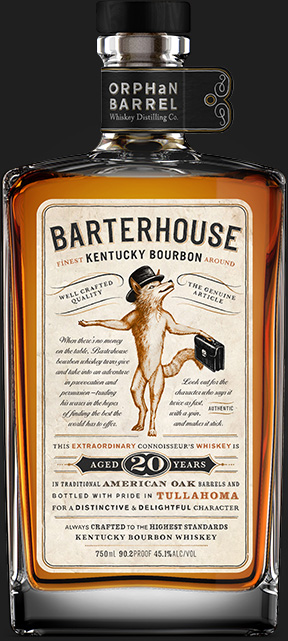 Orphan Barrel Barterhouse Kentucky Bourbon Bottle