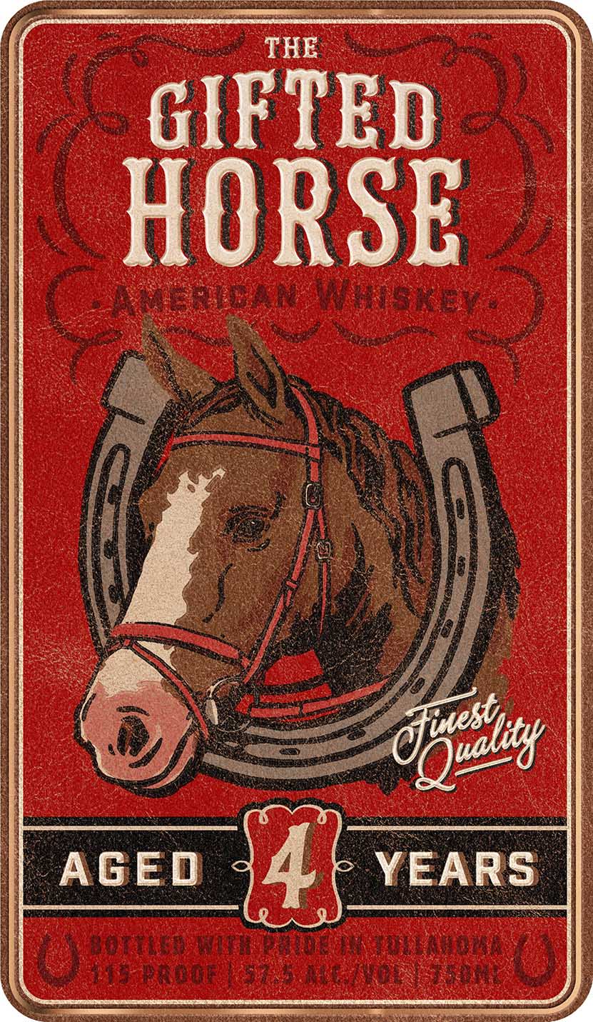 Orphan Barrel - The Gifted Horse American Whiskey Front Label