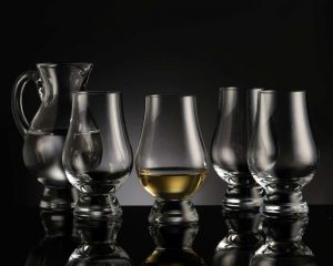 Glencairn Whiskey Glass Set of 4 Glasses and Iona Jug