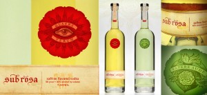 Sub Rosa Saffron and Tarragon Bottles and Labels