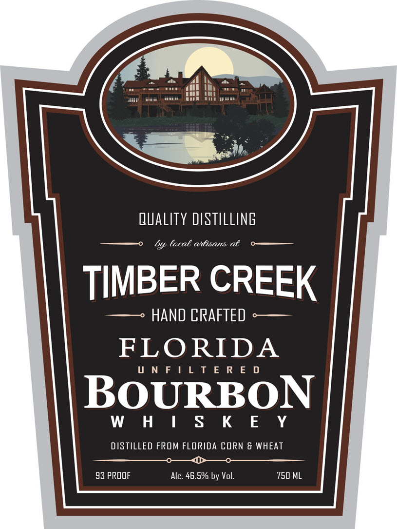 Timber Creek Florida Bourbon Whiskey 93 Proof