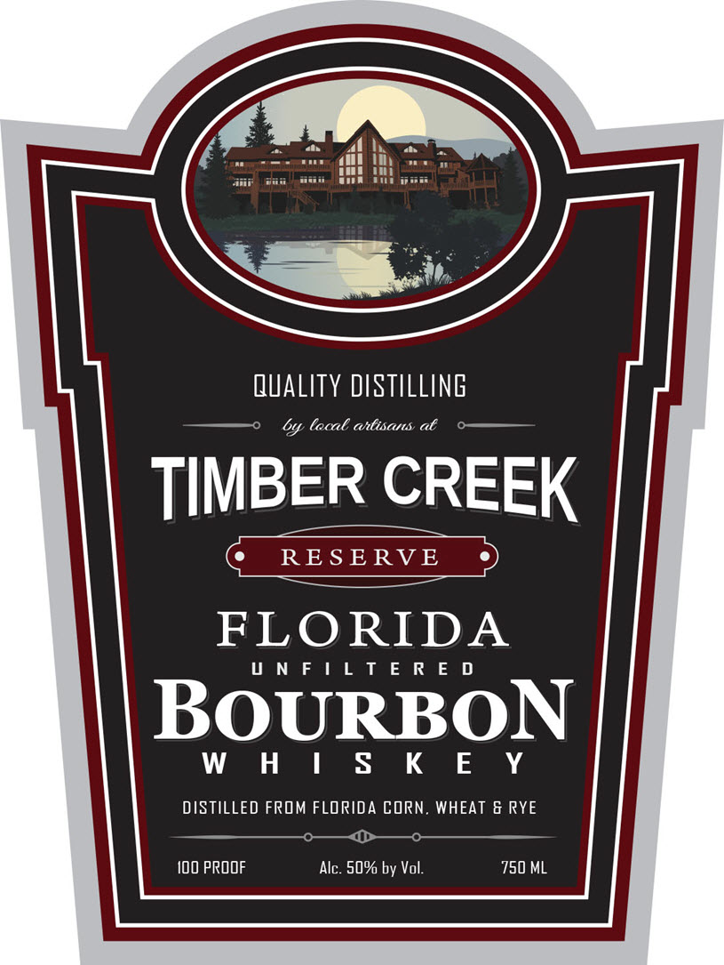 Timber Creek Reserve Florida Bourbon Whiskey 100 Proof