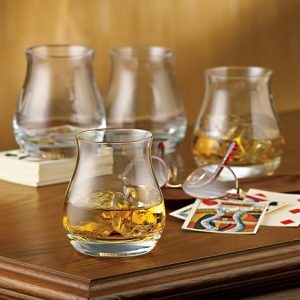 3 Glencairn Glass Whiskey Set of 4 2