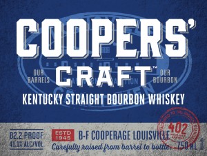 Coopers Craft Kentucky Straight Bourbon Whiskey label