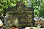 Spalding Hall - Erected 1826, Kentucky Historical Society Sign 2