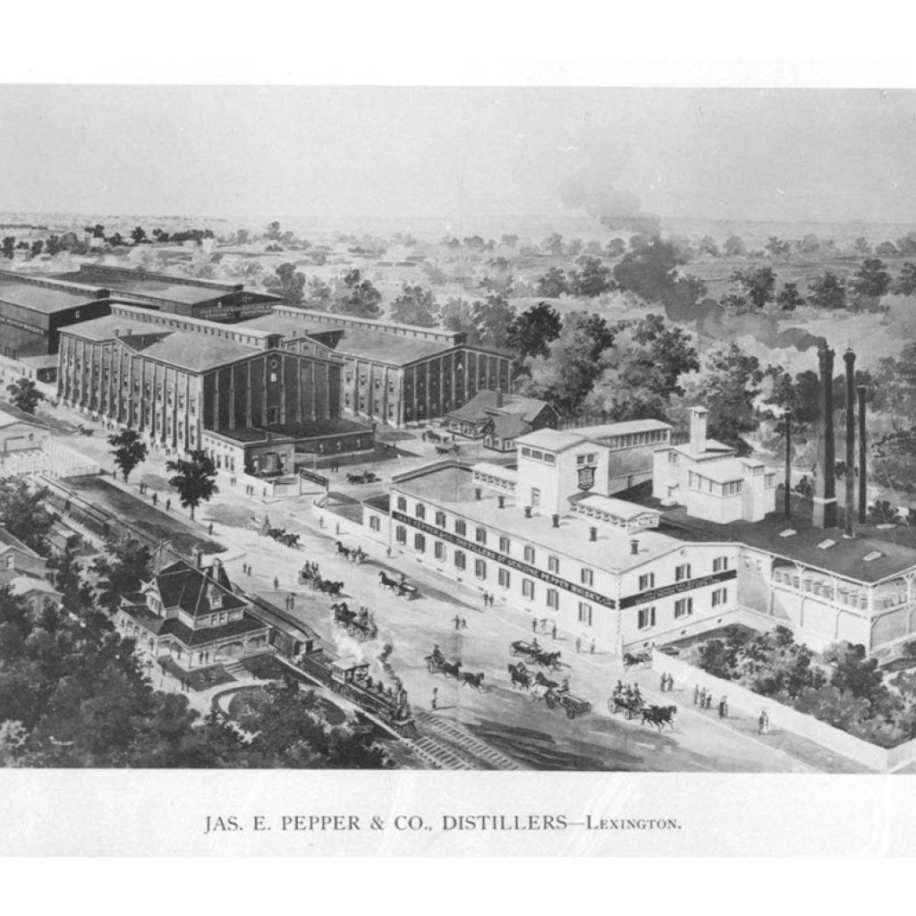 James E Pepper Distillery in 1894