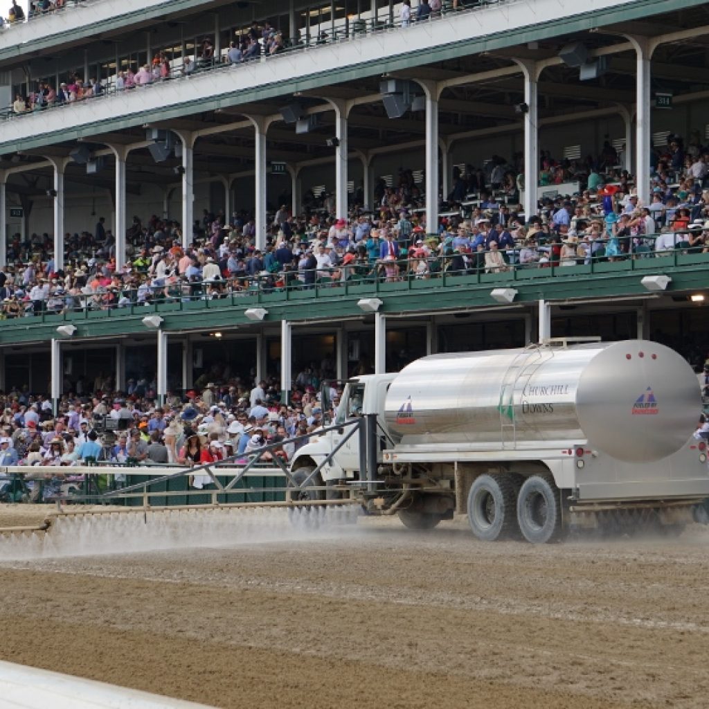Churchill Downs - Watering the Track