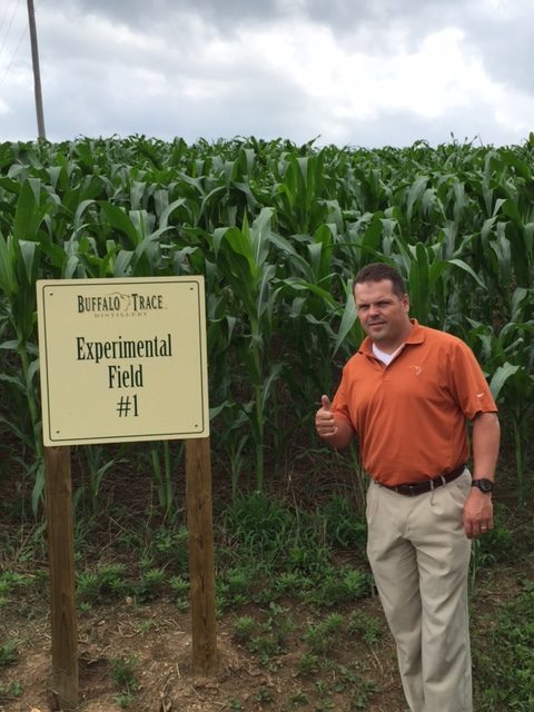 Buffalo Trace Master Distiller Harlen Wheatley with 2015 Boone County Corn Crop